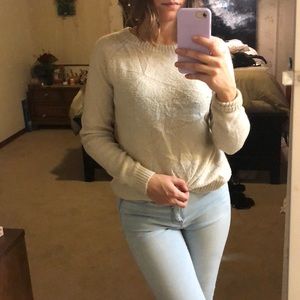 Cream sweater